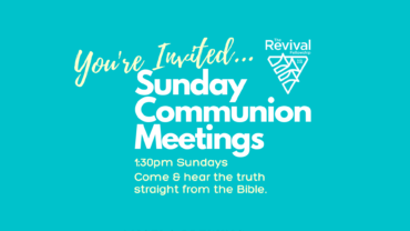 Lismore Revival Fellowship Communion Meeting